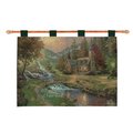 Manual Woodworkers & Weavers Manual Woodworkers & Weavers HWMTGW 36 x 26 in. Mountain Paradise Tapestry with Verse & Rod HWMTGW